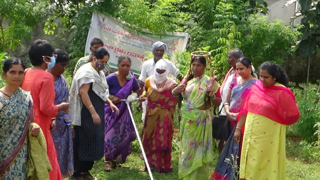 Celebration of events on Mahila Kisan Diwas 15-10-2021